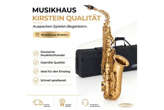 Classic Cantabile AS-450 Eb-Altsaxophon  - Retoure (Zustand: sehr gut) image 8