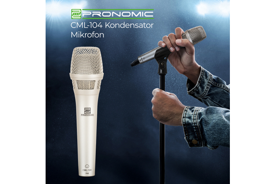 Pronomic CML-104 Kondensator Vokalmikrofon  - Retoure (Zustand: sehr gut) image 8