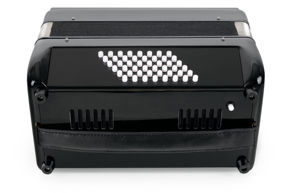 Classic Cantabile 48 Bass Akkordeon "Secondo V" Schwarz  - Retoure (Zustand: gut) image 8