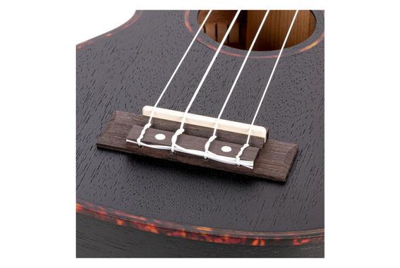 Cascha Premium Mahogany Sopran Ukulele Set Noir image 8