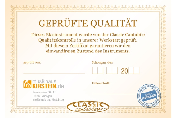 Classic Cantabile CL-20 Clarinetto in Sib, Sistema Tedesco, Set in Legno Naturale image 8