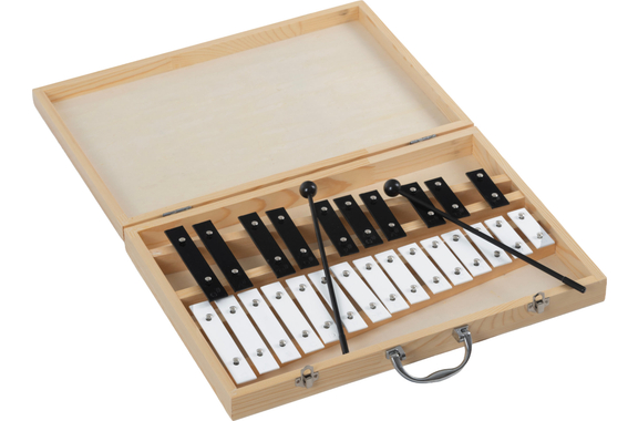 Classic Cantabile GSH-25 Glockenspiel Con Caja De Madera Cromático image 8