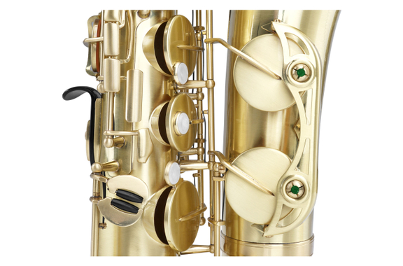 Classic Cantabile TS-450 Brushed Saxophone Ténor Sib ESM Set image 8