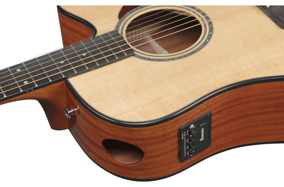 Ibanez AAD51CE-NT Westerngitaar Natural High Gloss image 8