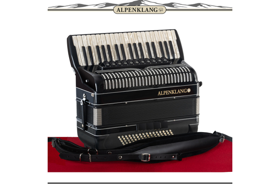 Alpenklang Pro Accordéon IV 96 CP Piccolo Elite Noir image 8