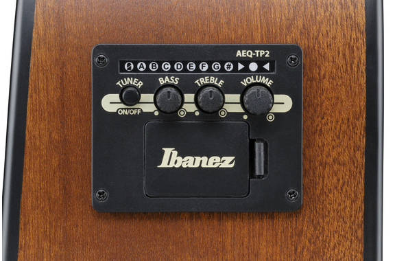Ibanez AAD54E-OMH Westerngitaar Sunburst image 8
