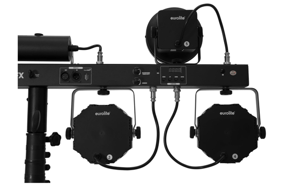 Eurolite LED KLS Laser Bar Next FX Licht + Stativ Set image 8