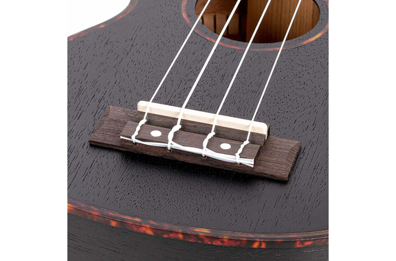 Cascha Premium Mahogany Soprano Left-Handed Ukulele Set Black image 8