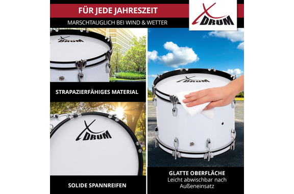 XDrum MBD-218 Grosse Caisse De Marche 18" x 12" image 8