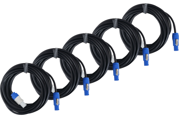 Pronomic Power Twist 10 Power Cable 10m 5x Set image 8
