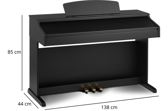 Classic Cantabile DP-50 SM E-Piano Schwarz matt Set image 8