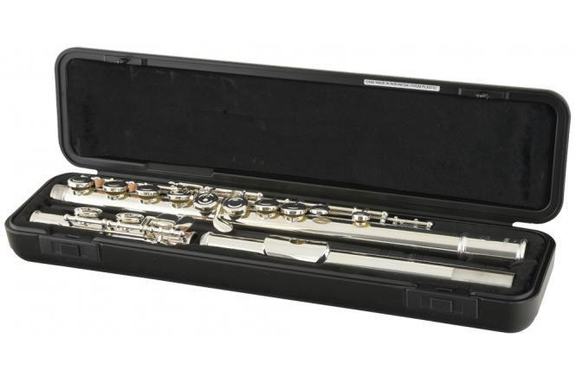 Yamaha YFL-212 Flute Nickel Silver, Silver-Plated incl. U-Headjoint Set image 8