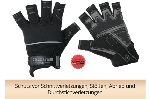 Stagecaptain RGL-0F Rigger Handschoenen Maat XL 3x Set image 8