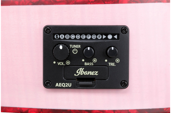 Ibanez EWP17M2E-SMO Piccolo Gitarre Strawberry Milk Open Pore image 8