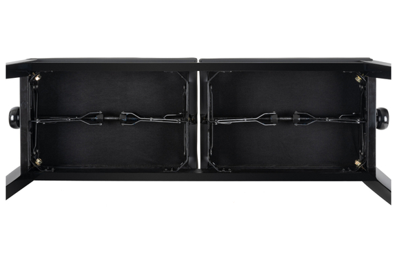 Classic Cantabile Doppelsitzer Pianobank Schwarz Hochglanz image 8