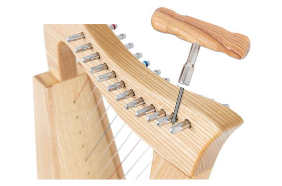 Classic Cantabile H-12 AW Harpe Celtique 12 Cordes image 8