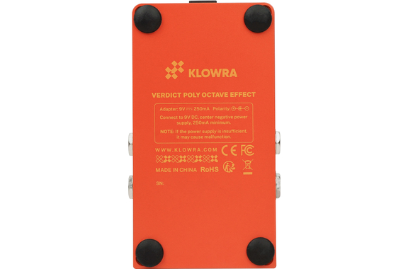 Klowra Verdict Polyphonic Octave Pedal image 8