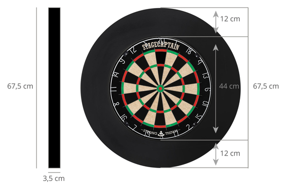 Stagecaptain SUR-450 BK Anneau Attrape-Darts (Surround) image 8