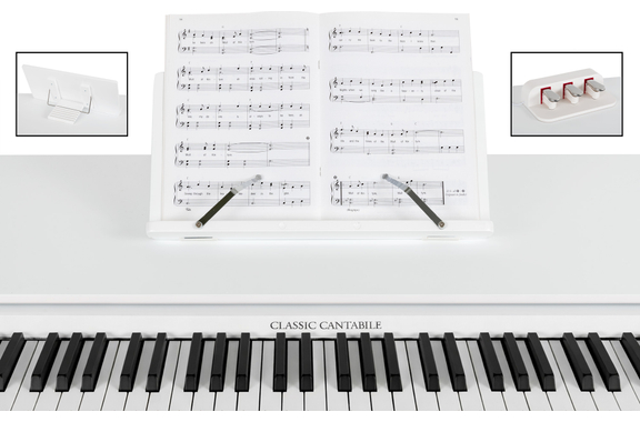 Classic Cantabile DP-730 WL Digital Piano White Matte image 8