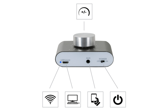McGrey BSS-265 BR 6,5" HiFi Micro-Stereo-installatie met Bluetooth® image 8