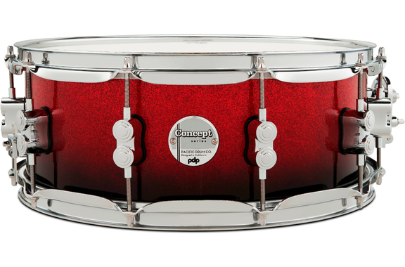 PDP Concept Maple Shell Set Red to Black Fade image 8