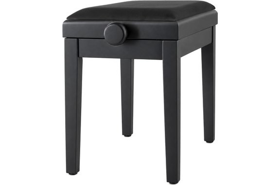 Classic Cantabile Banquette De Piano Modèle A Noir Mat Velours Noir image 8
