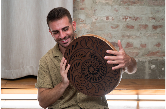 Meinl RDO15F Sonic Energy 15" Rain Disk Ozeanklang mit Fibonacci-inspirierter Gravur image 8