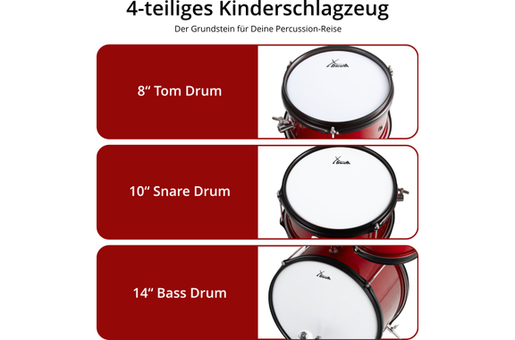 Batterie XDrum Junior KIDS incl. École Rouge image 8