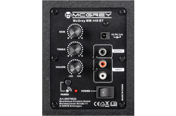 McGrey MM-440 BT Multimedia-Aktivlautsprecher  - Retoure (Zustand: sehr gut) image 8