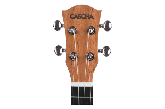 Cascha Premium Soprano Mahogany Ukulele Set with Pickup image 8