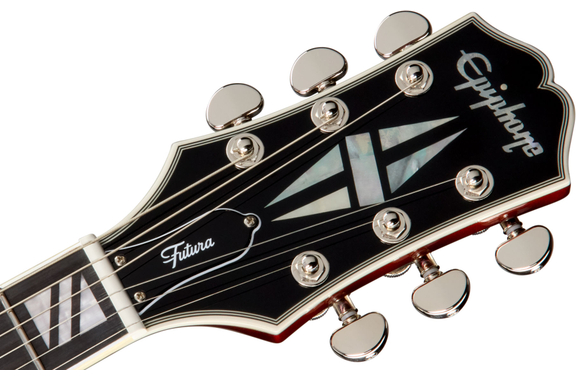 Epiphone Futura Les Paul Custom Midnight Ember Shift image 8