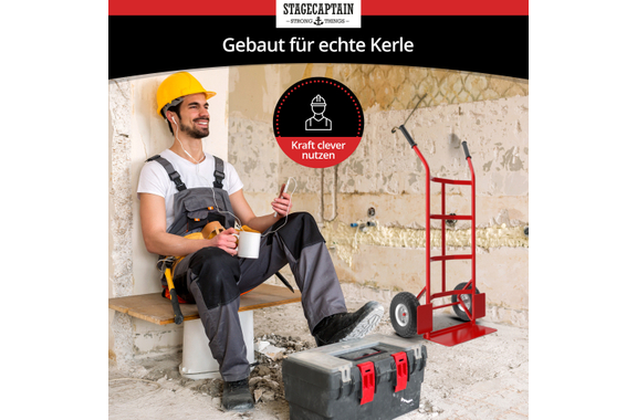 Stagecaptain Carryboy Hand Truck Red, max. 200 kg image 8