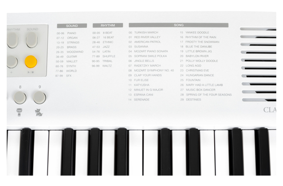 Classic Cantabile MINI-37 Clavier blanc-gris image 8