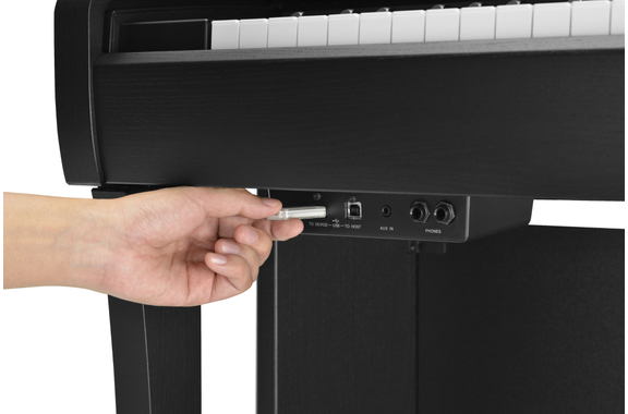 Yamaha CLP-845 B Digitalpiano Zwart Mat Set image 8