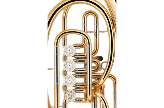 Miraphone Bb-Tenorhorn 47WL4 Loimayr Messing/Goldmessing 4-ventilig image 8