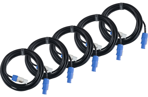 Pronomic Power Twist 5 Power Cable 5m 5x Set image 8