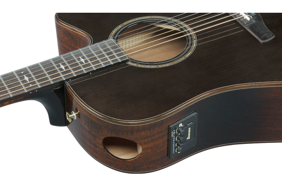 Ibanez AAD361CE-TKR Advanced Acoustic Transparent Black High Gloss image 8