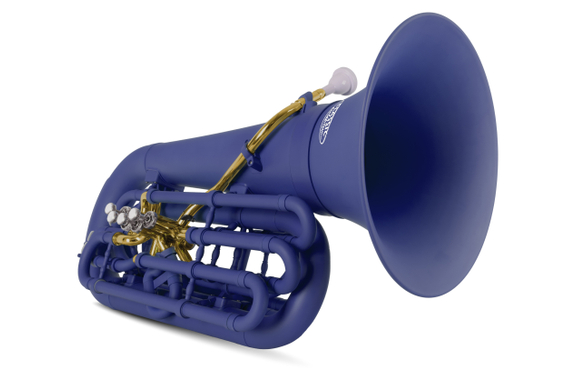 Classic Cantabile KT-30MB MardiBrass Tuba Bb de plástico azul mate image 8