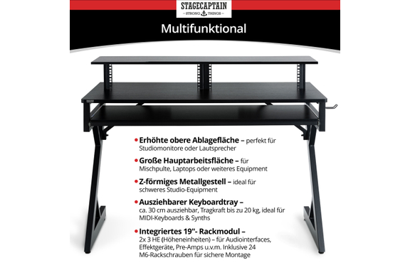 Stagecaptain ST-120 Table de Studio image 8
