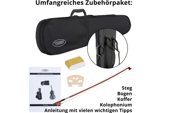 Classic Cantabile Student Violinenset 3/4  - Retoure (Zustand: sehr gut) image 8