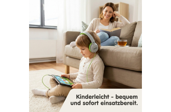 Classic Cantabile KKH-10 GY Kinderkoptelefoon met kabel en volumebegrenzer image 8