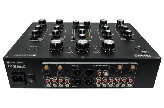 Omnitronic TRM-402 4-Kanaals Rotary-Mixer Set image 8