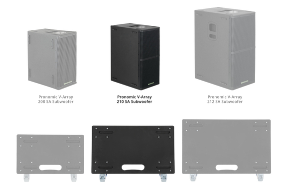 Pronomic Rollbrett für V-Array 210 SA Subwoofer image 8