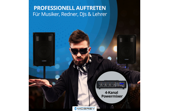 McGrey BP-210 Bandpack PA-Anlage 100 Watt  - Retoure (Zustand: gut) image 8