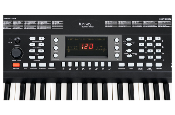 FunKey 61 Edition Touch noir Set incl. support clavier + banc image 8