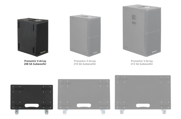 Pronomic Rollbrett für V-Array 208 SA Subwoofer image 8