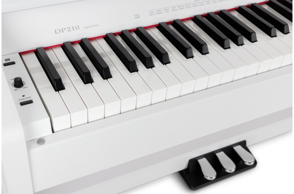 Classic Cantabile DP-210 WM E-Piano Wit Mat Set incl. Bank, Koptelefoon en School image 8