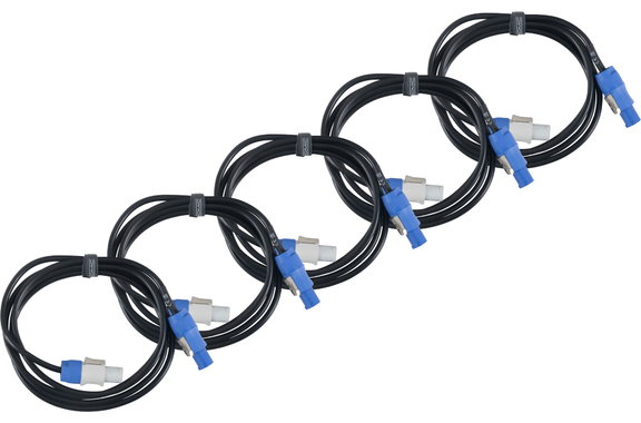 Pronomic Power Twist 2.5 Câble D'Alimentation 2,5 M Lot De 5 image 8