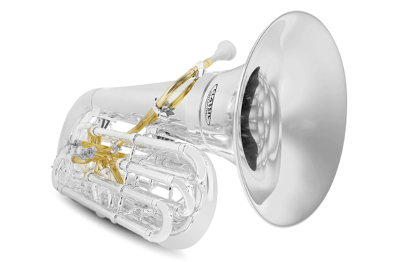 Classic Cantabile  KT-30SR MardiBrass Kunststoff Bb-Tuba Silber  - Retoure (Zustand: sehr gut) image 8