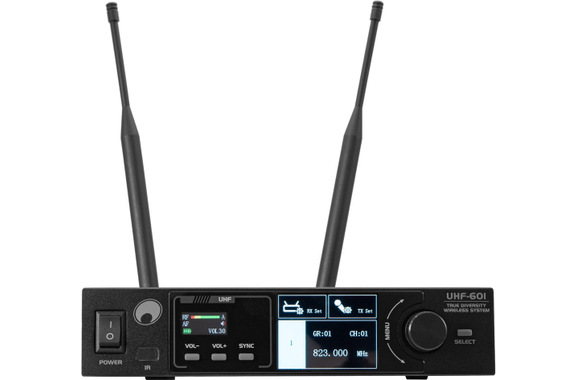 Omnitronic UHF-601 1-Kanal-Funkmikrofon-System 823-832/863-865 MHz image 8
